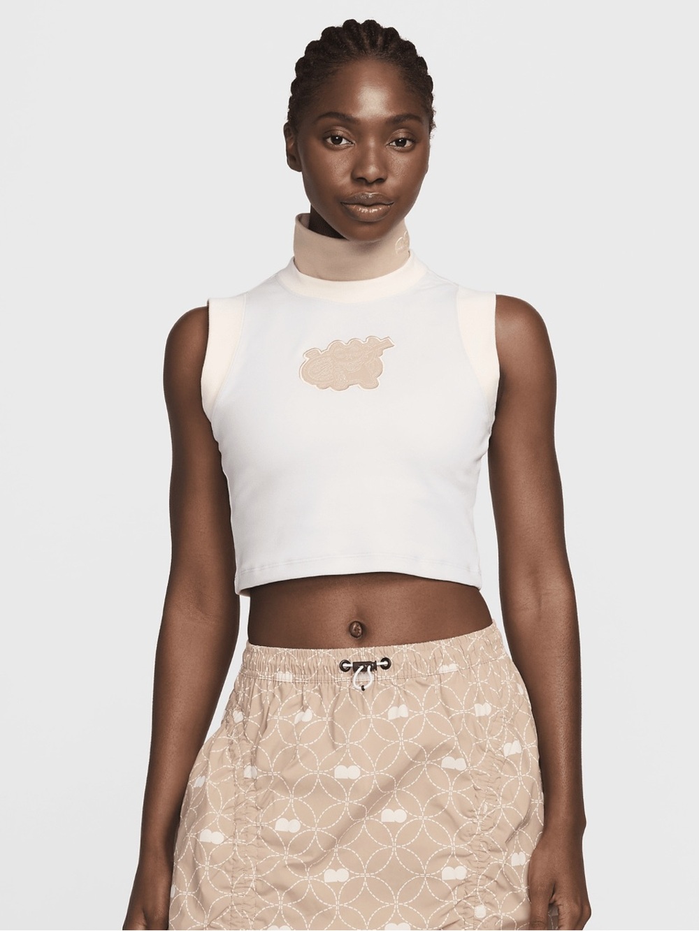 Nike Naomi Osaka Women's Mock-Neck Cropped Tank Top